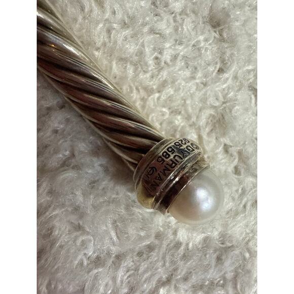 David Yurman Cable Bracelet with Pearls - Picture 4 of 4